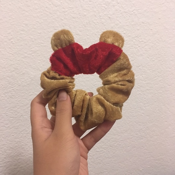 Accessories - Winnie the Pooh bear ear scrunchie